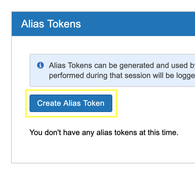 Create tokens